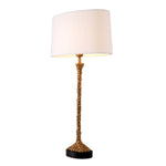 Vintage brass finish | black granite base