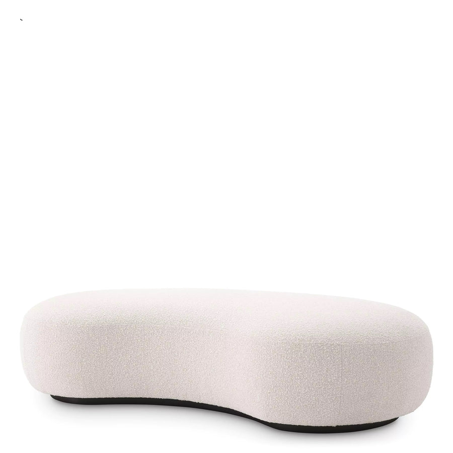 Eichholtz Björn Bouclé Cream Ottoman