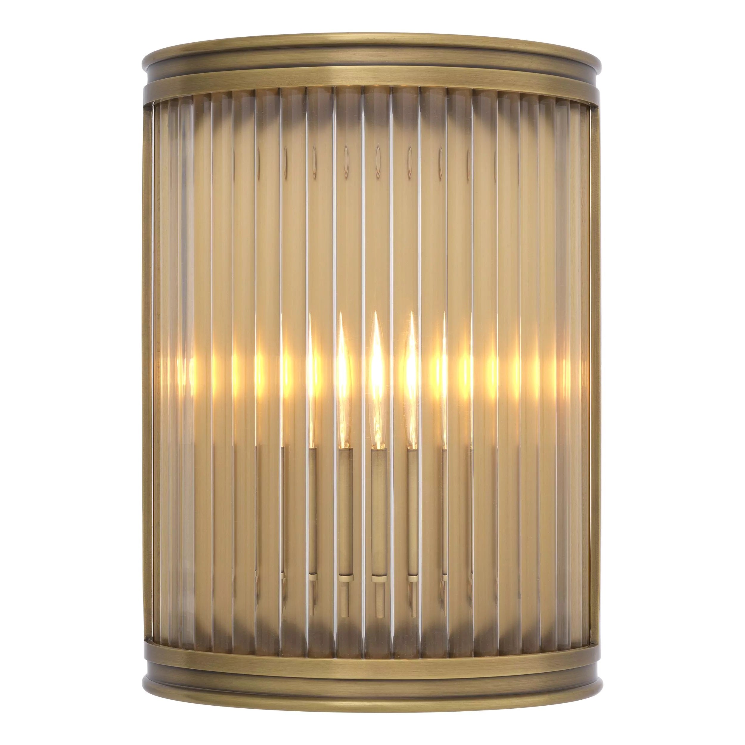 Antyczny mosiądz (23 x H. 31.5 x D. 11.5 cm)