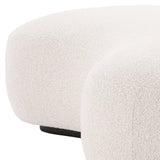 Puf crema bouclé Eichholtz Björn