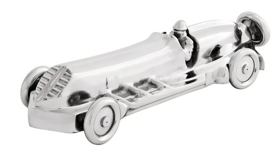 Ozdoba biurowa Ethan, polerowane aluminium