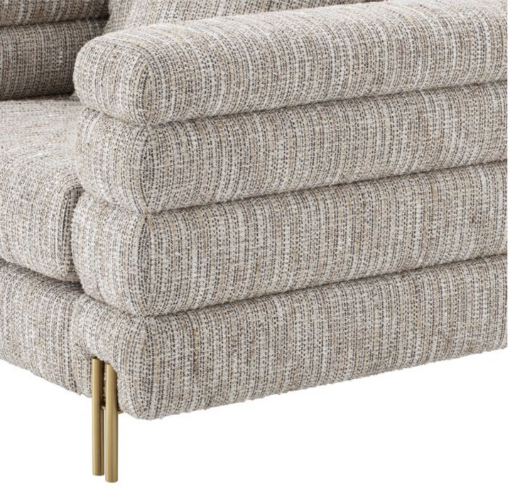 Fotel York Eichholtz w tapicerce Mademoiselle