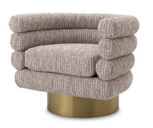 Fotel Obrotowy Eichholtz Maguire Mademoiselle Beige