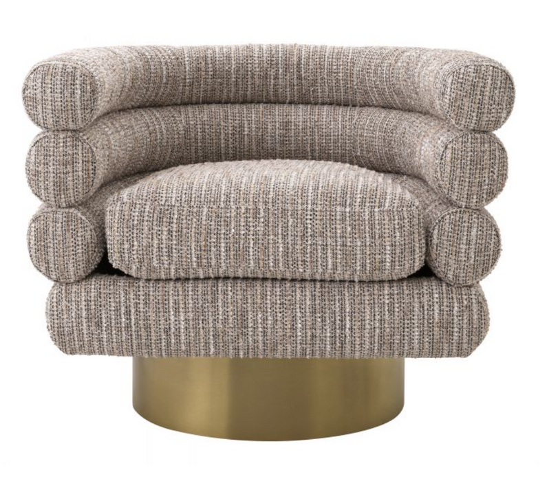 Fotel Obrotowy Eichholtz Maguire Mademoiselle Beige