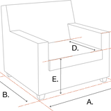 Krzesło do jadalni Eichholtz Vicq zestaw 2 sztuk